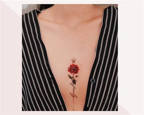 center boob tattoos|28 Best Breast Tattoo Designs And Ideas For Women。